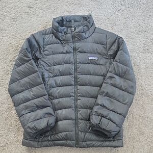 Patagonia Kids Black Quilted Puffer Jacket